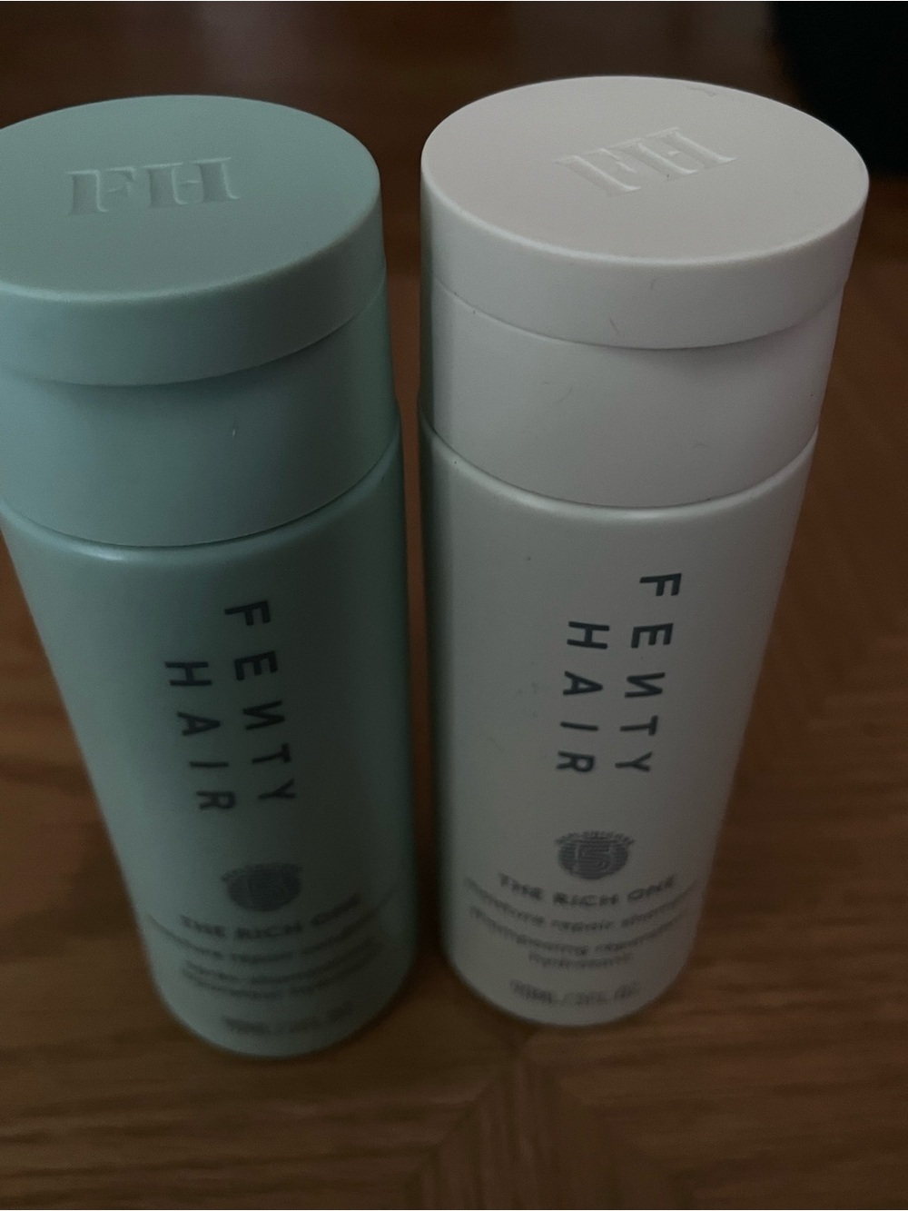 Fenty Beauty Hair Set in Mint Green and White